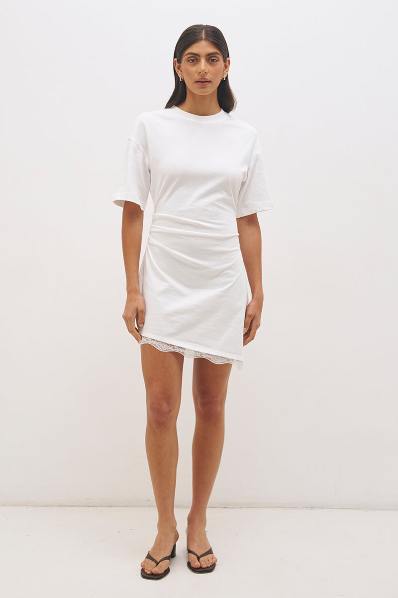 Liora Mini Dress Off White β MΓN RENN