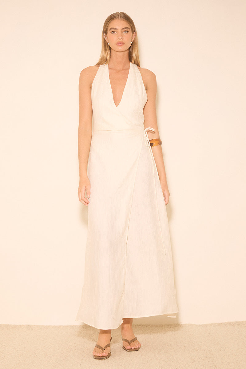 Rae Dress Cream – MØN RENN