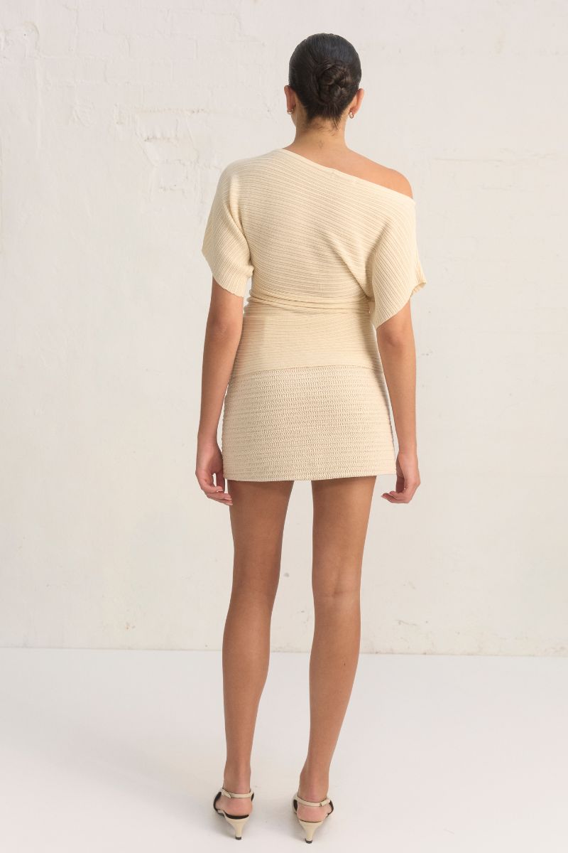 CELEST KNIT TOP - CREAM