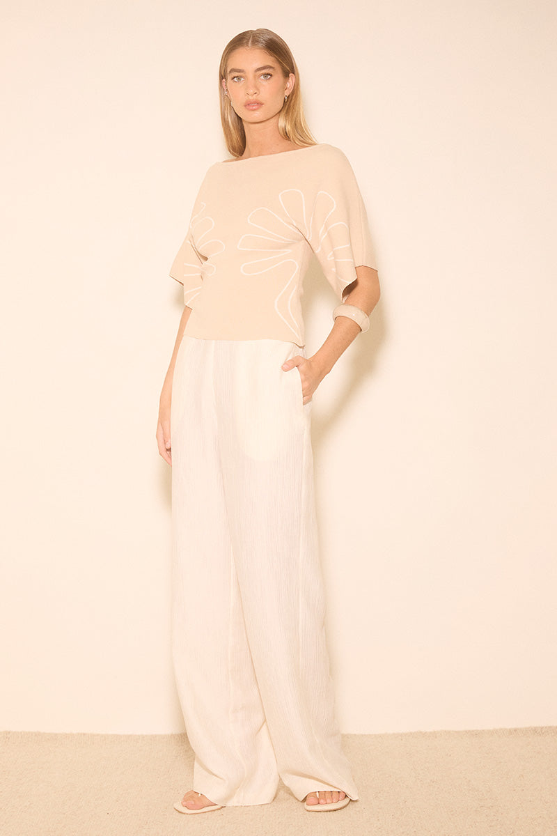 VENTURE KNIT TOP CREAM