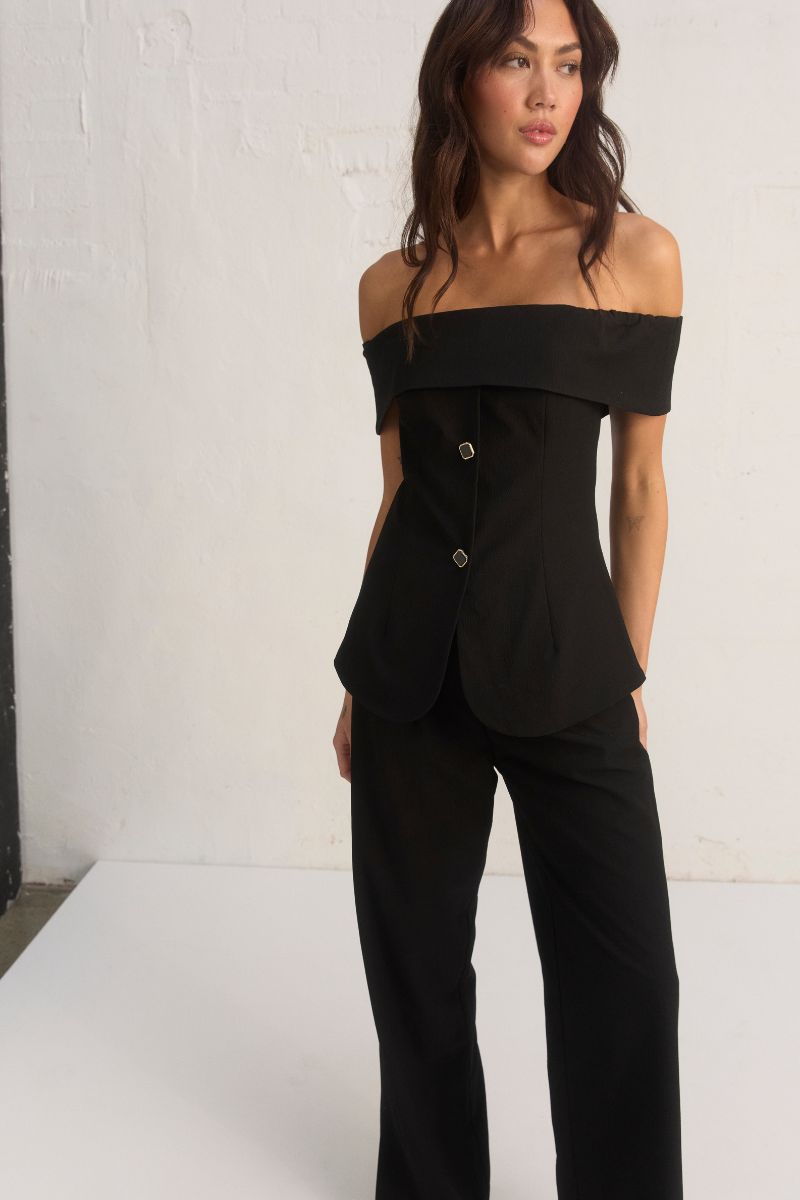 HAVEN TOP - BLACK