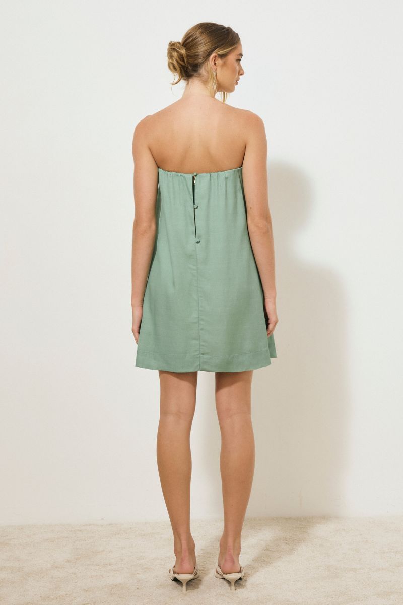 VESTIGE MINI DRESS JADE FLORAL
