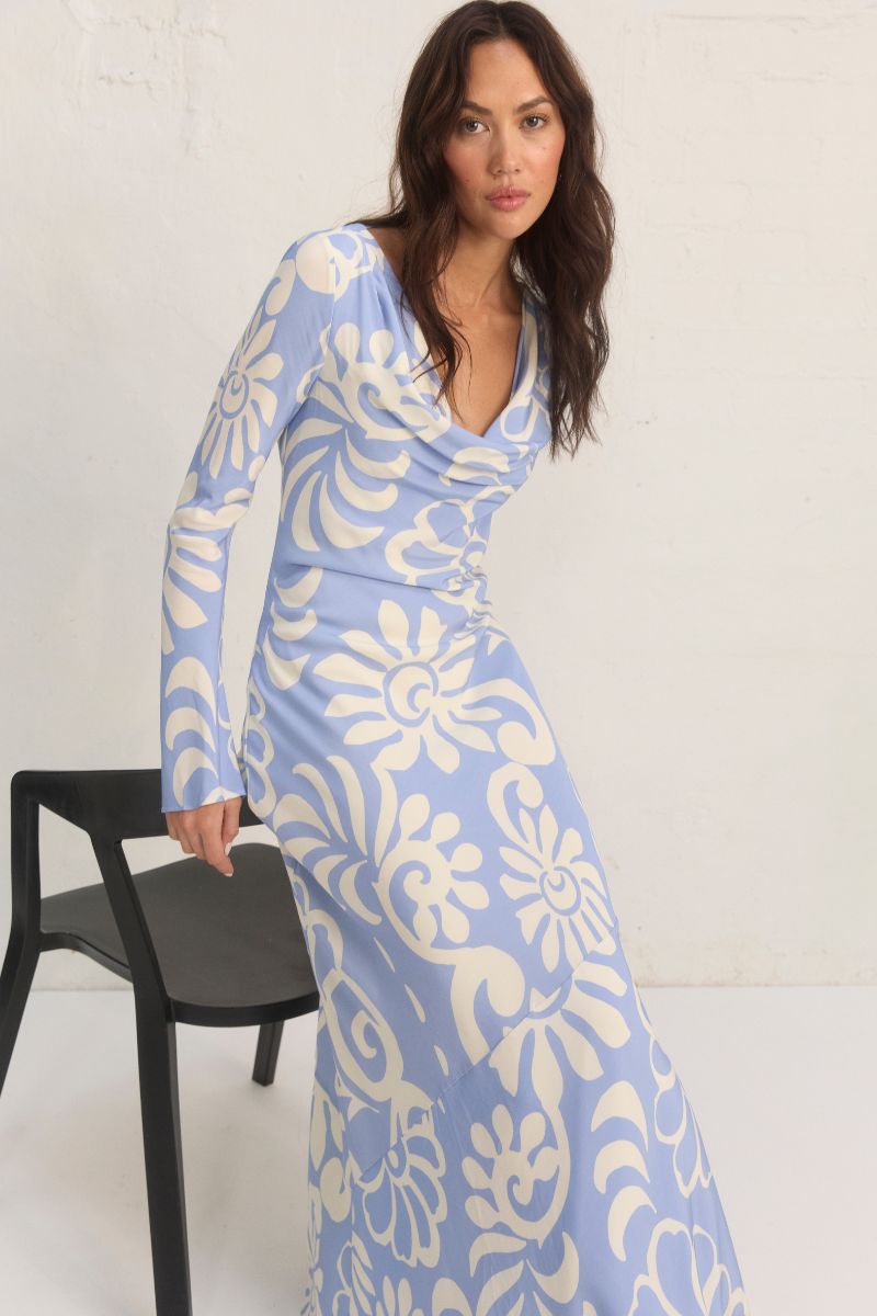 EDEN SLEEVED DRESS EDEN FLORAL