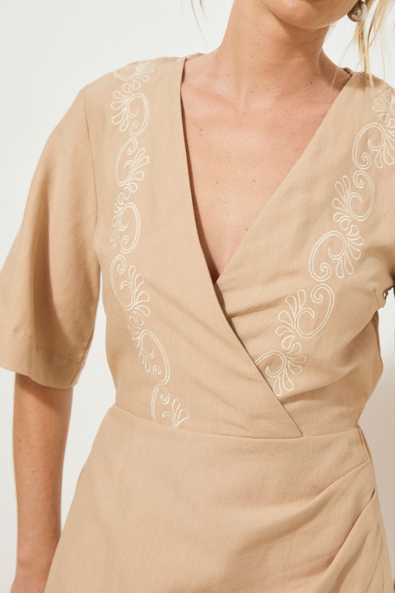 ROSARIO MINI DRESS NEUTRAL