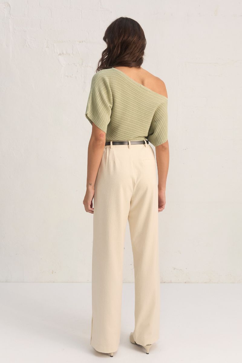 CELEST KNIT TOP - SAGE