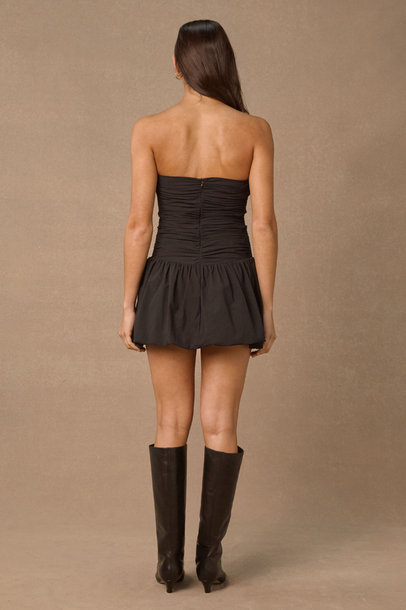 RADIANCE MINI DRESS - BLACK