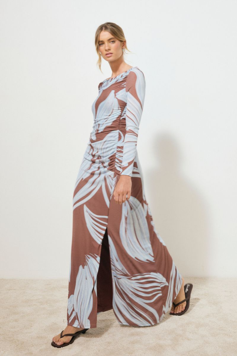 HEIRLOOM FLORAL SLEEVED DRESS HEIRLOOM FLORAL