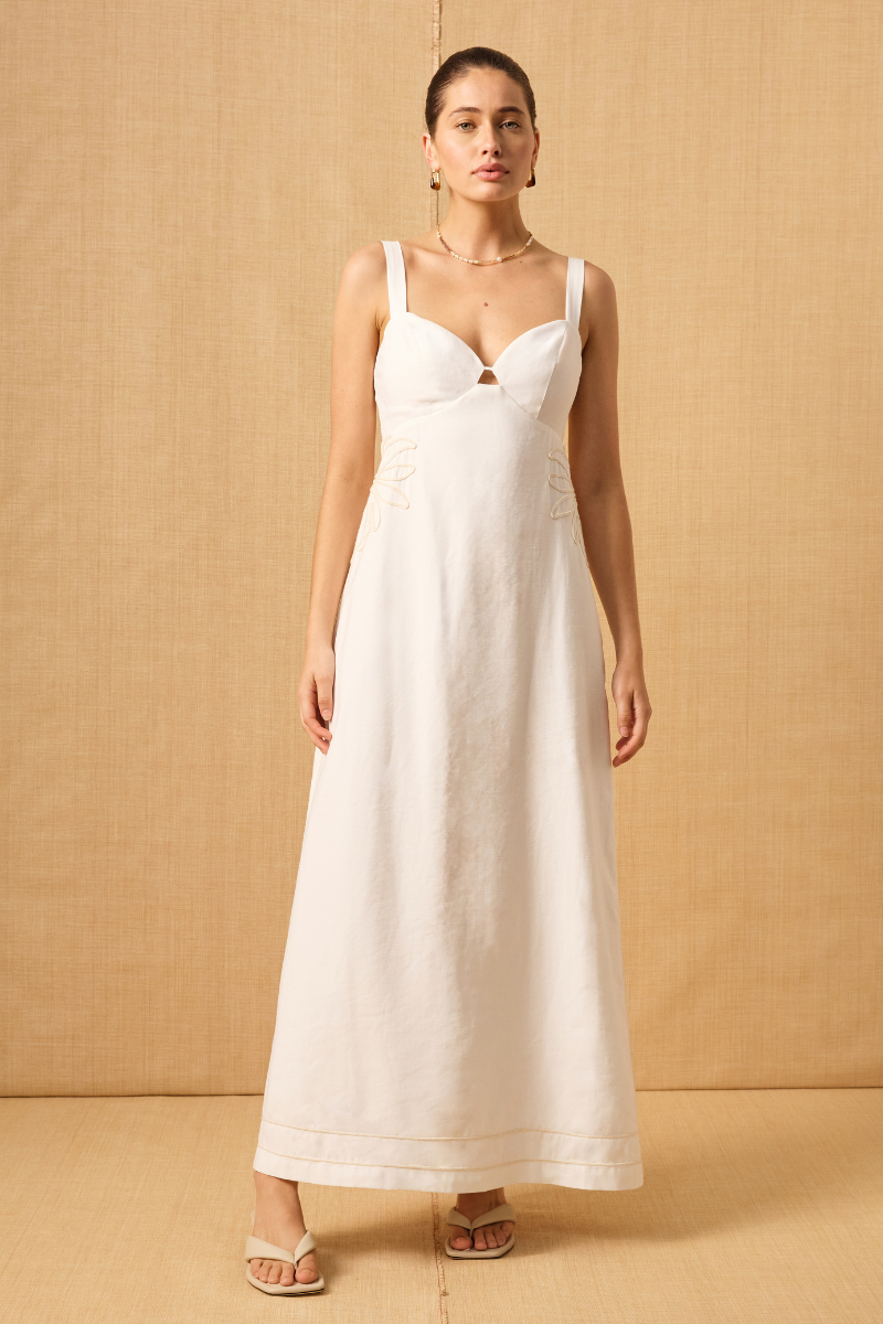 SCENIC DRESS - WHITE