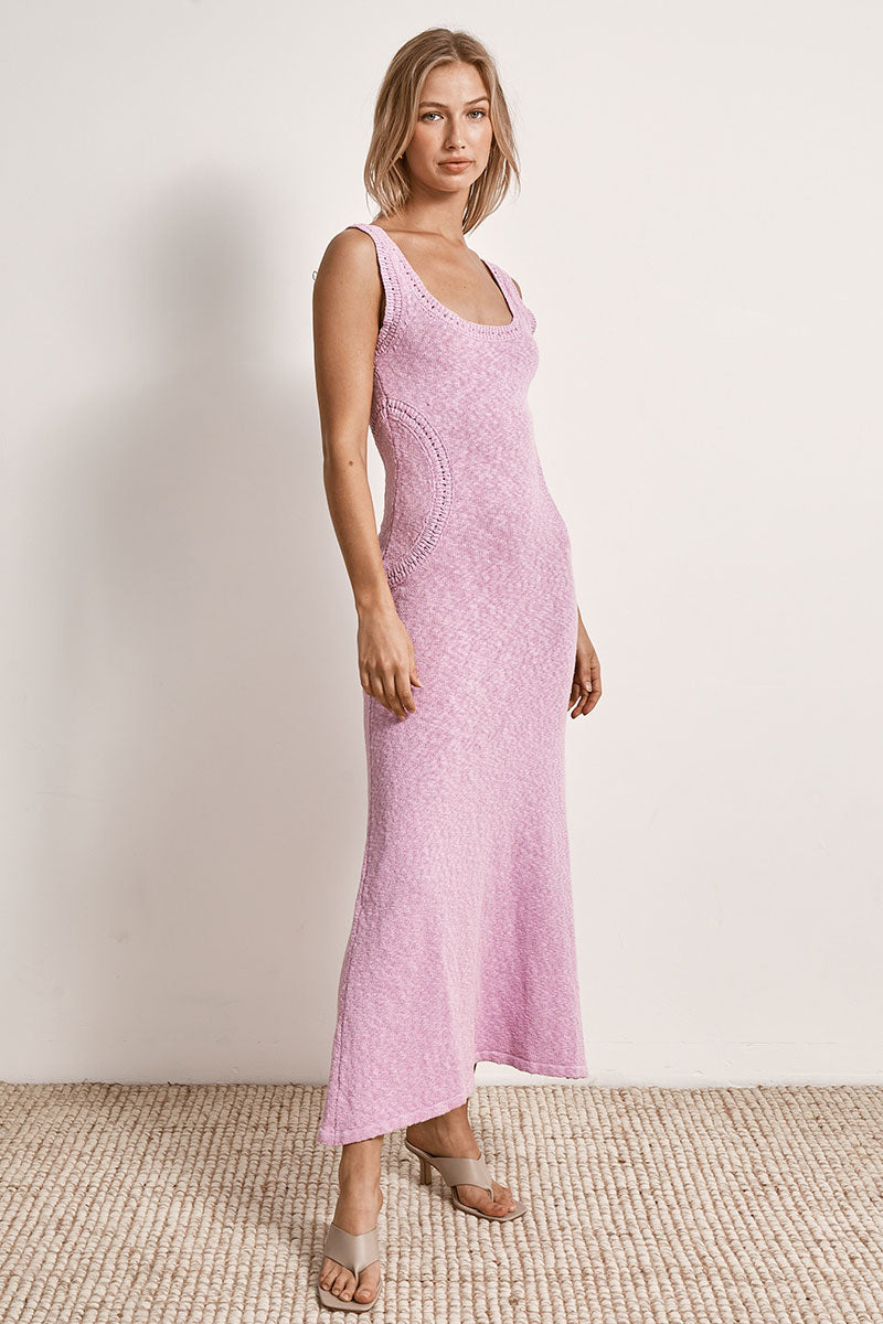 Mon Renn women's Clothing Sydney Dawn Knit Dress Pink