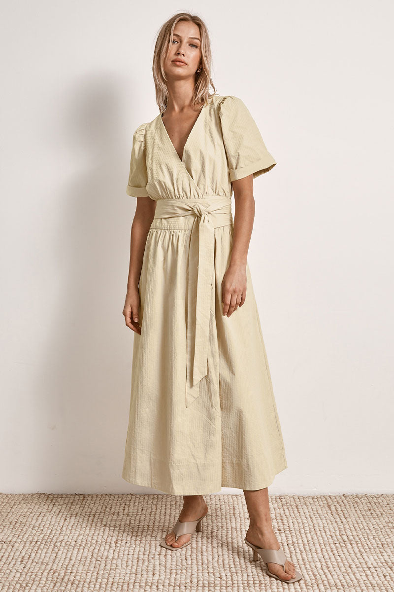 Mon Renn women's Clothing Sydney East Midi Dress Green