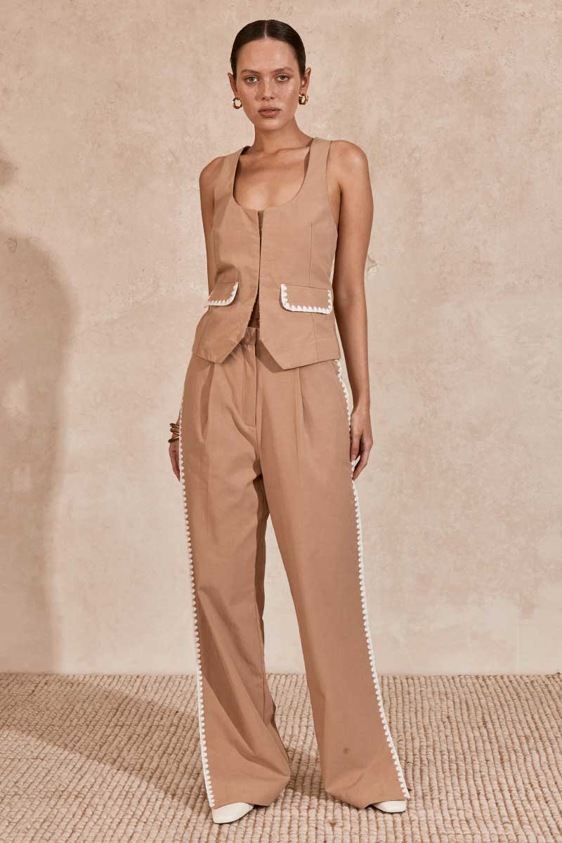 LISLE PANT - BISCUIT