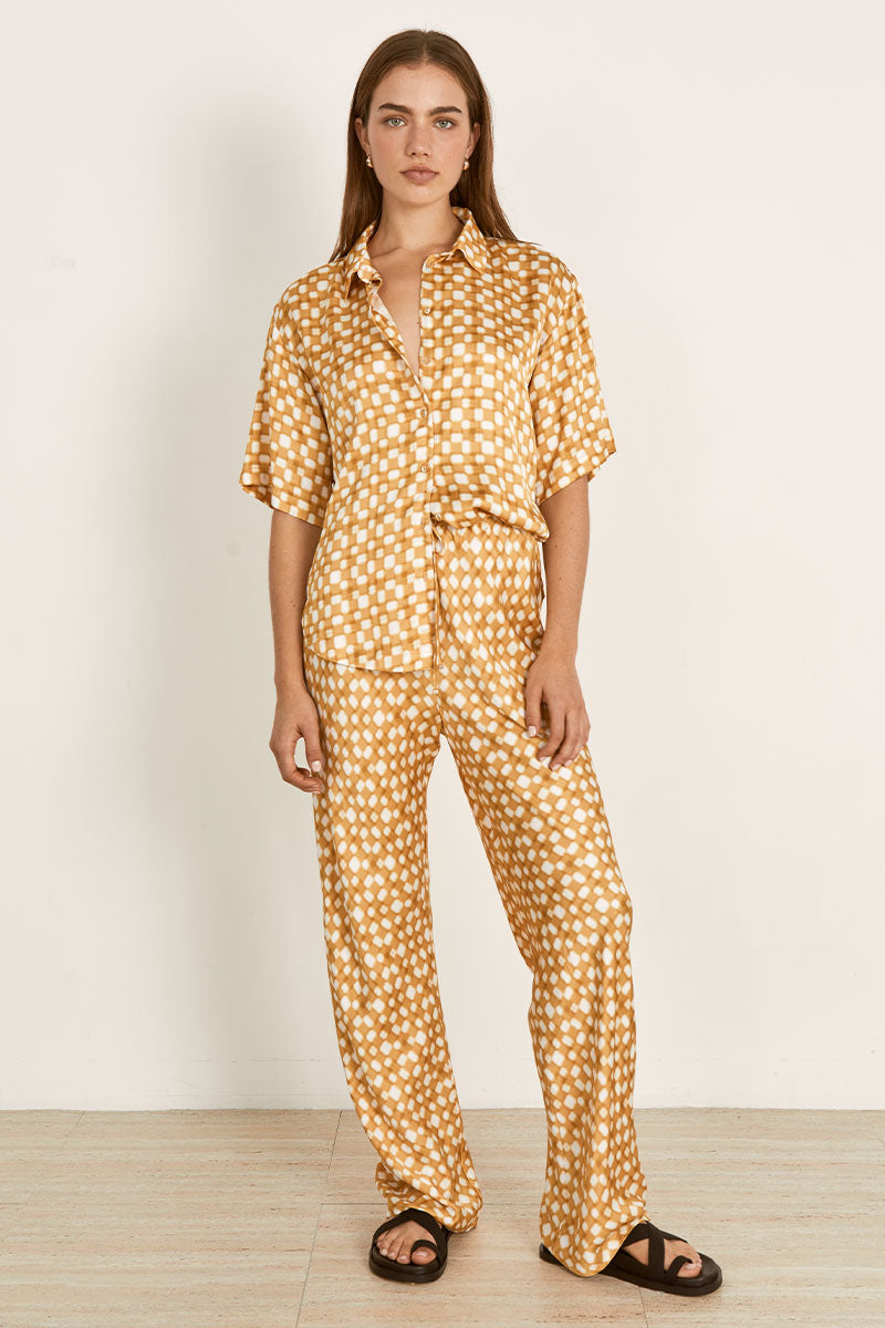 Mon Renn women's Clothing Sydney Lumen Pant Gold