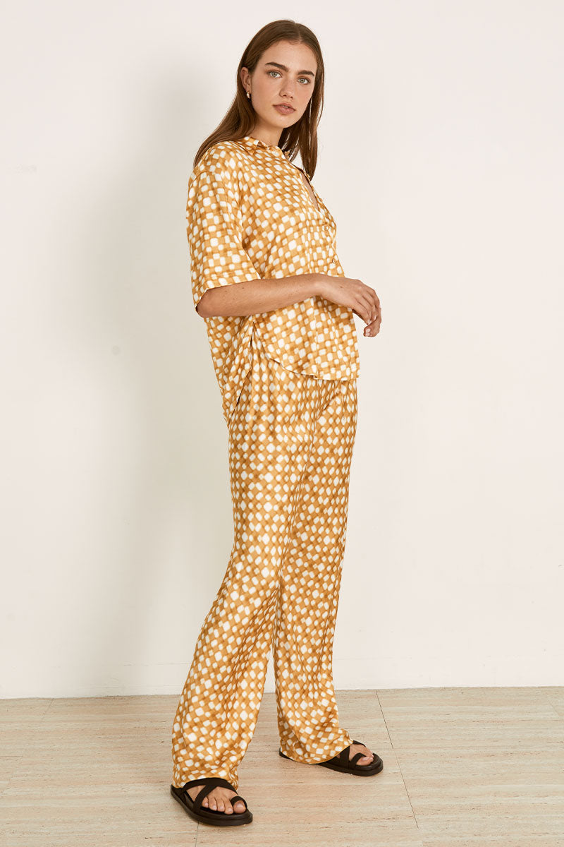 Mon Renn women's Clothing Sydney Lumen Pant Gold