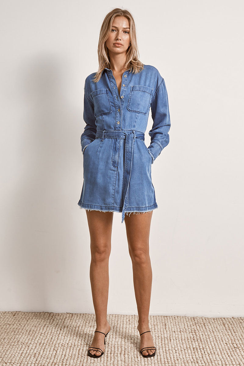 ODYSSEY MINI DRESS-DENIM