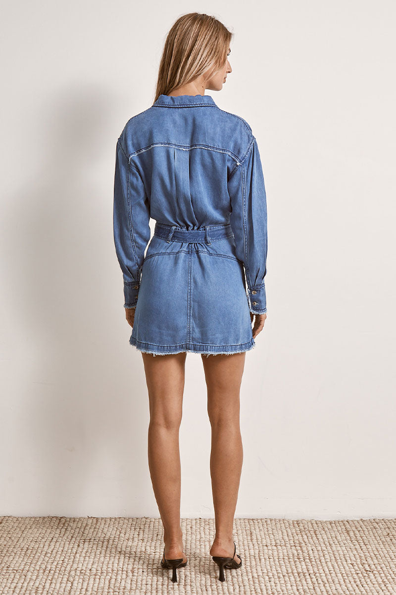 ODYSSEY MINI DRESS-DENIM