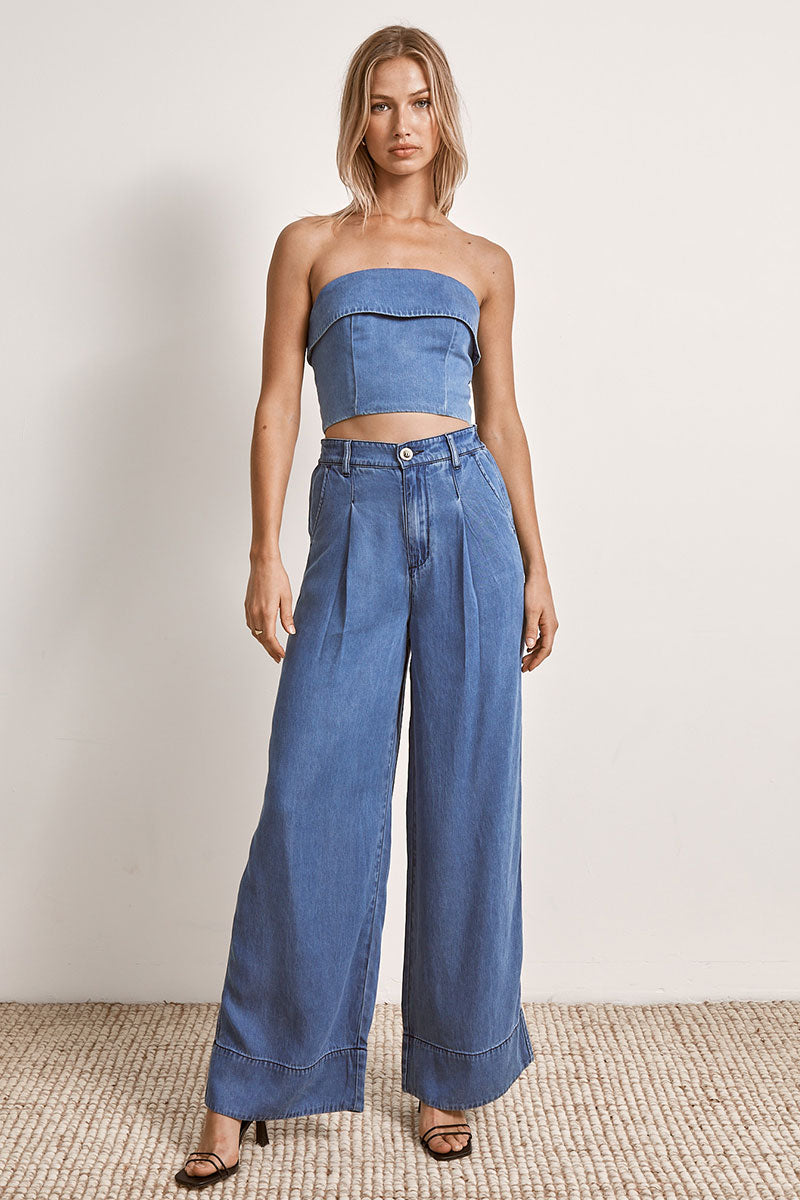 Mon Renn women's Clothing Sydney Odyssey Pant Denim