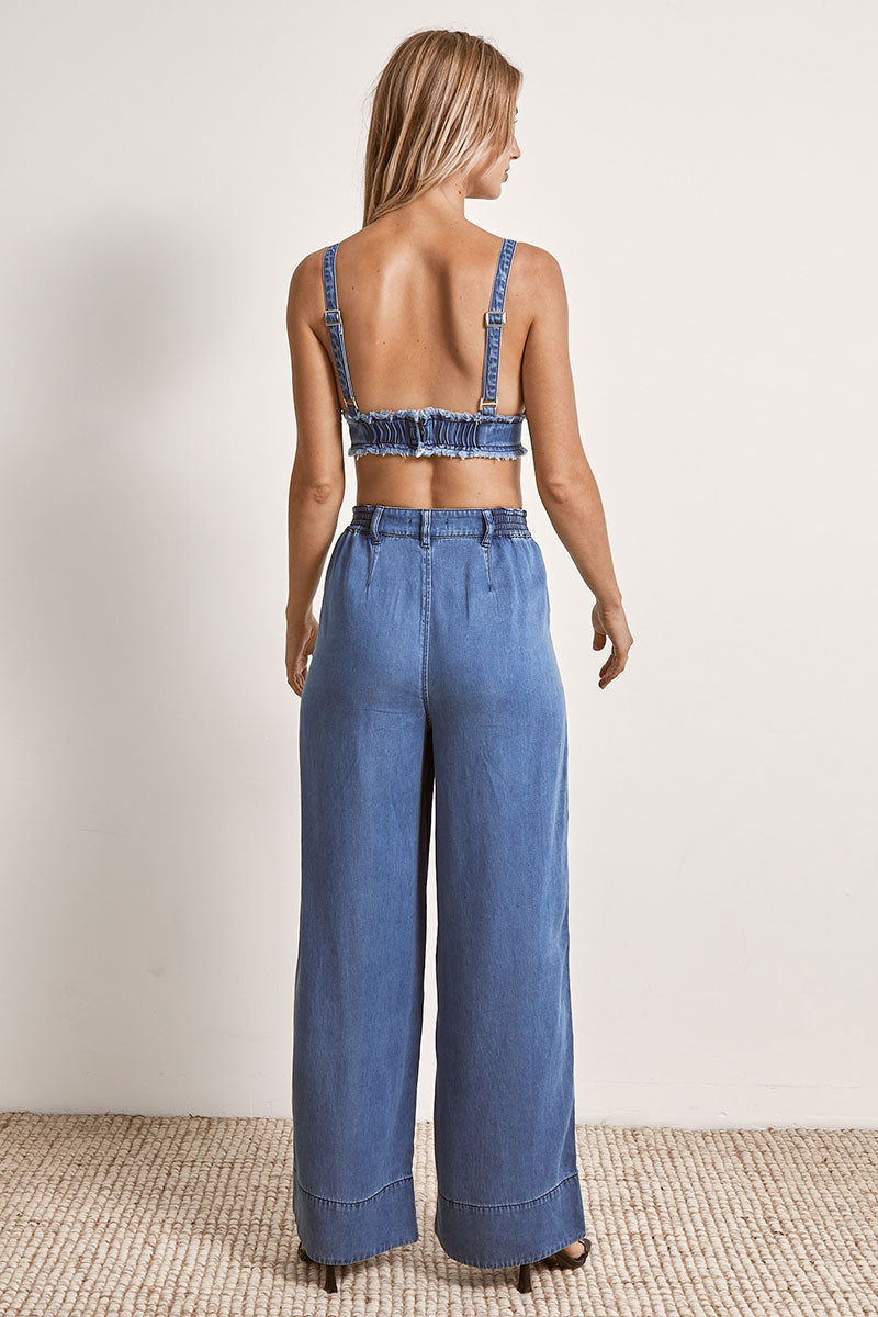 Mon Renn women's Clothing Sydney Odyssey Crop Denim