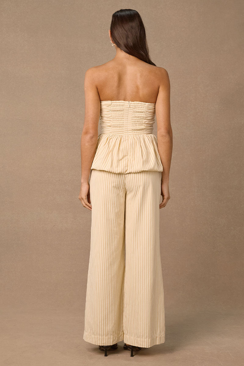 RADIANCE PANT - WHEAT STRIPE