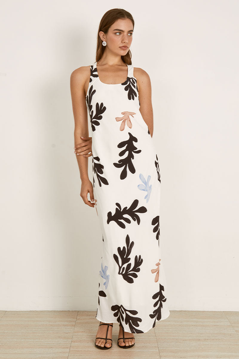 Mon Renn women's Clothing Sydney Scylla Midi Dress White