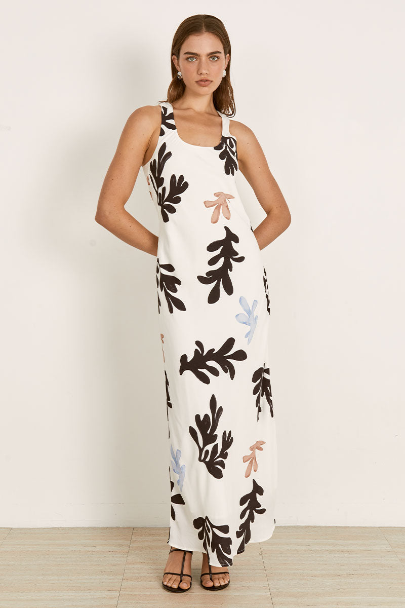 Mon Renn women's Clothing Sydney Scylla Midi Dress White