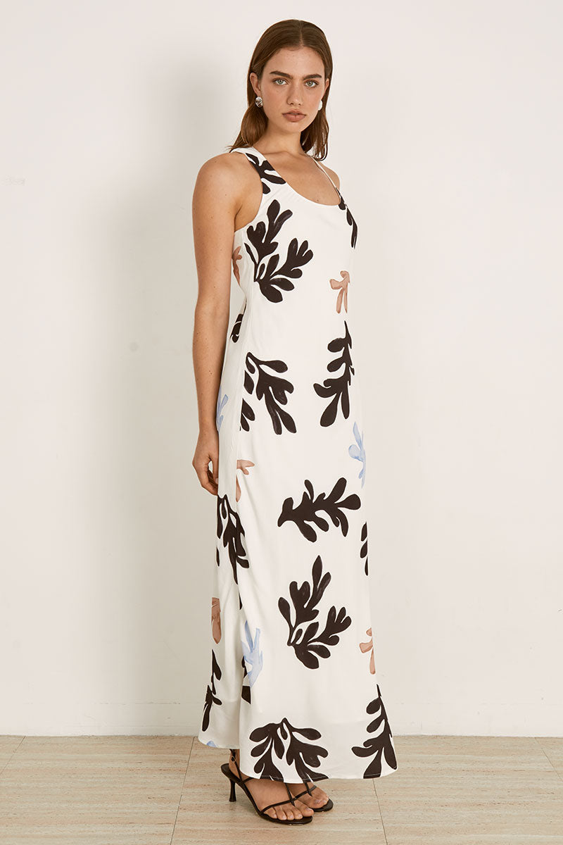 Mon Renn women's Clothing Sydney Scylla Midi Dress White