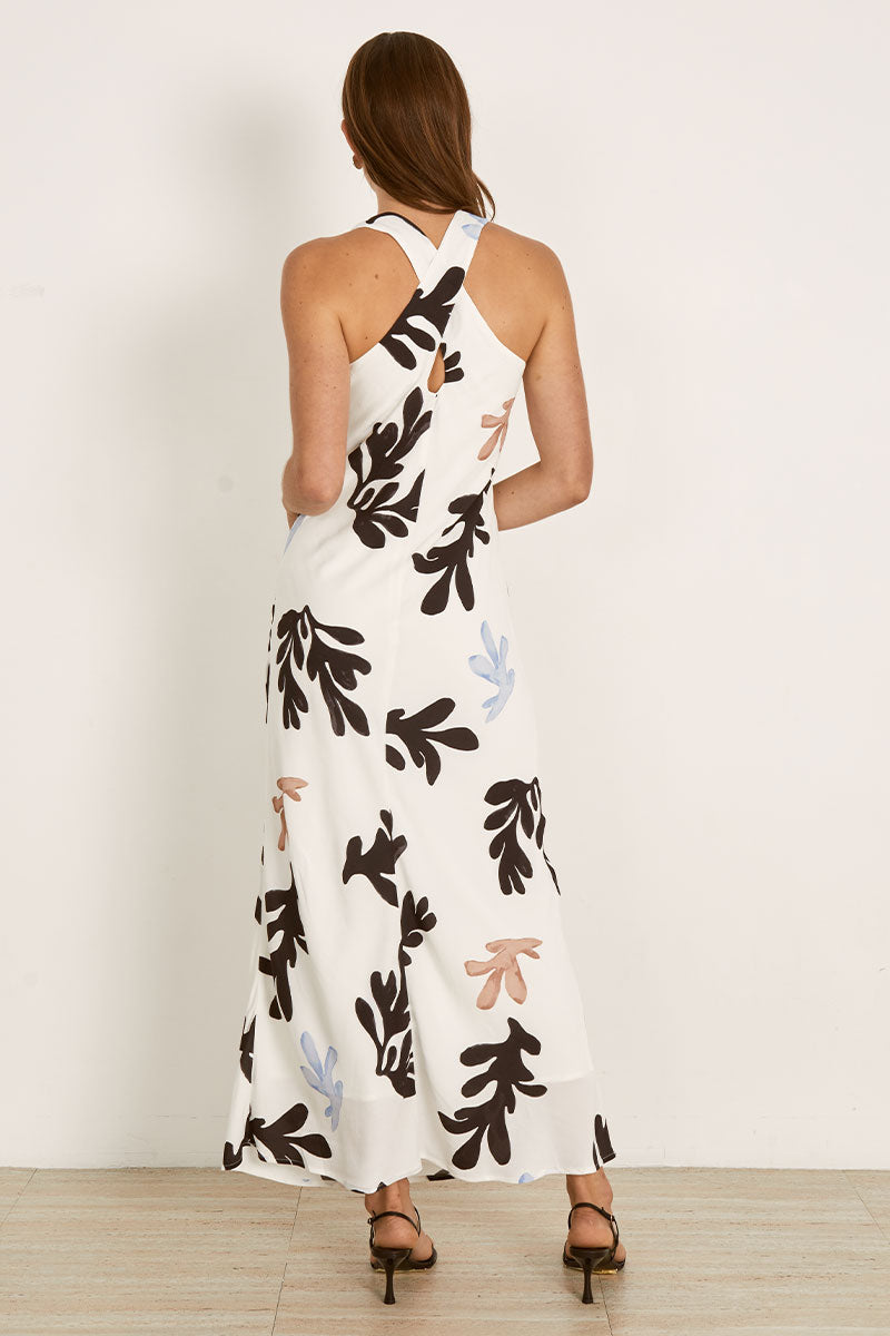 Mon Renn women's Clothing Sydney Scylla Midi Dress White
