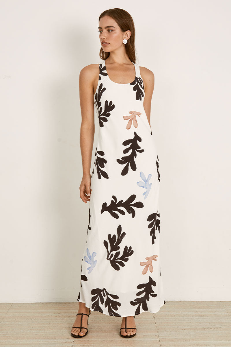 Mon Renn women's Clothing Sydney Scylla Midi Dress White