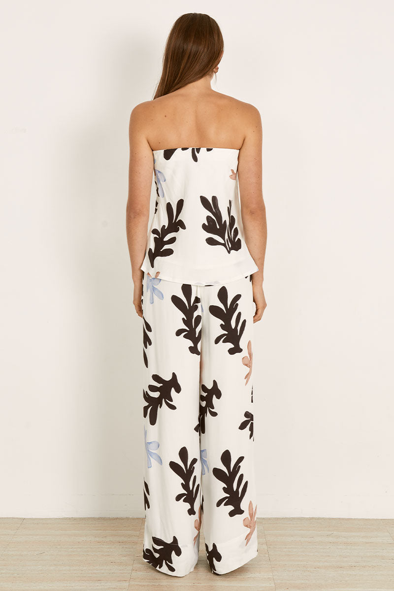 Mon Renn women's Clothing Sydney Scylla Strapless Top White