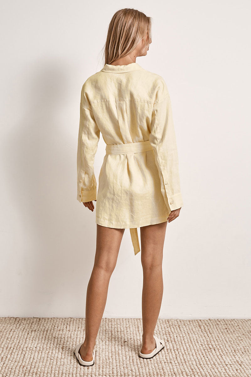 Mon Renn women's Clothing Sydney Solar Long Sleeve Mini Dress