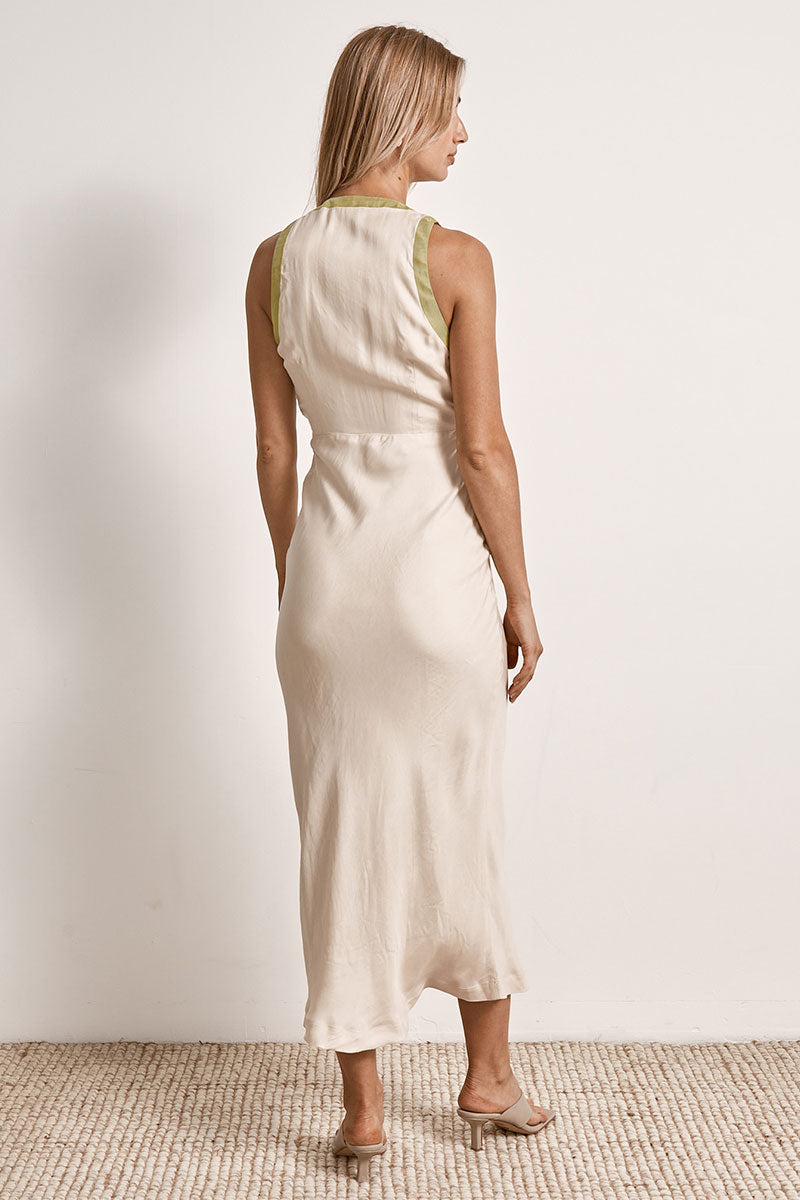 Mon Renn women's Clothing Sydney Sorrento Midi Dress Cream
