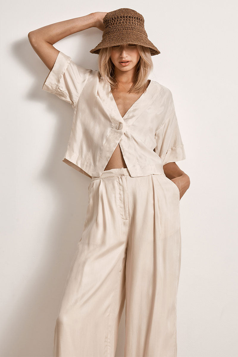 Mon Renn women's Clothing Sydney Sorrento Top White