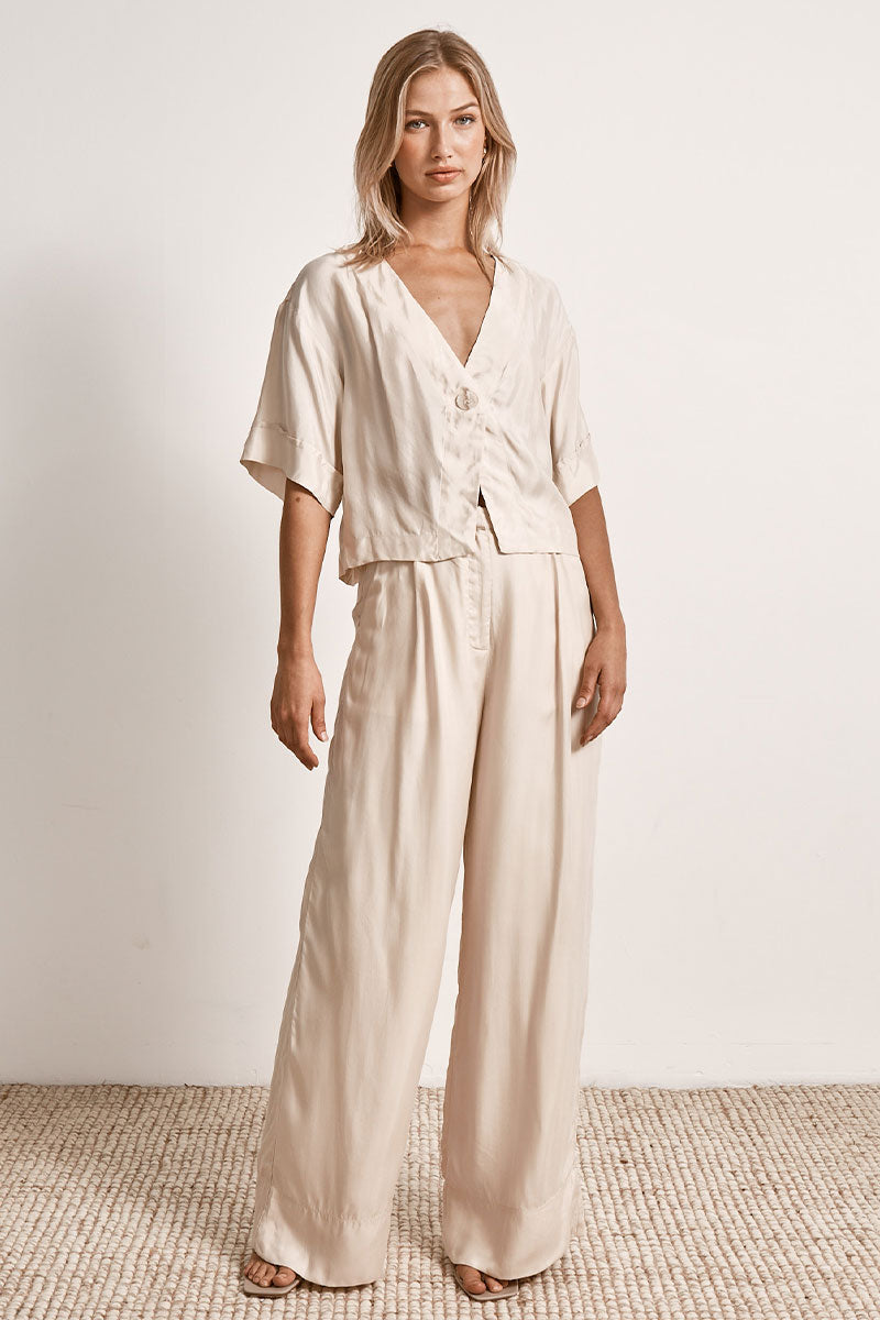 Mon Renn women's Clothing Sydney Sorrento Top White