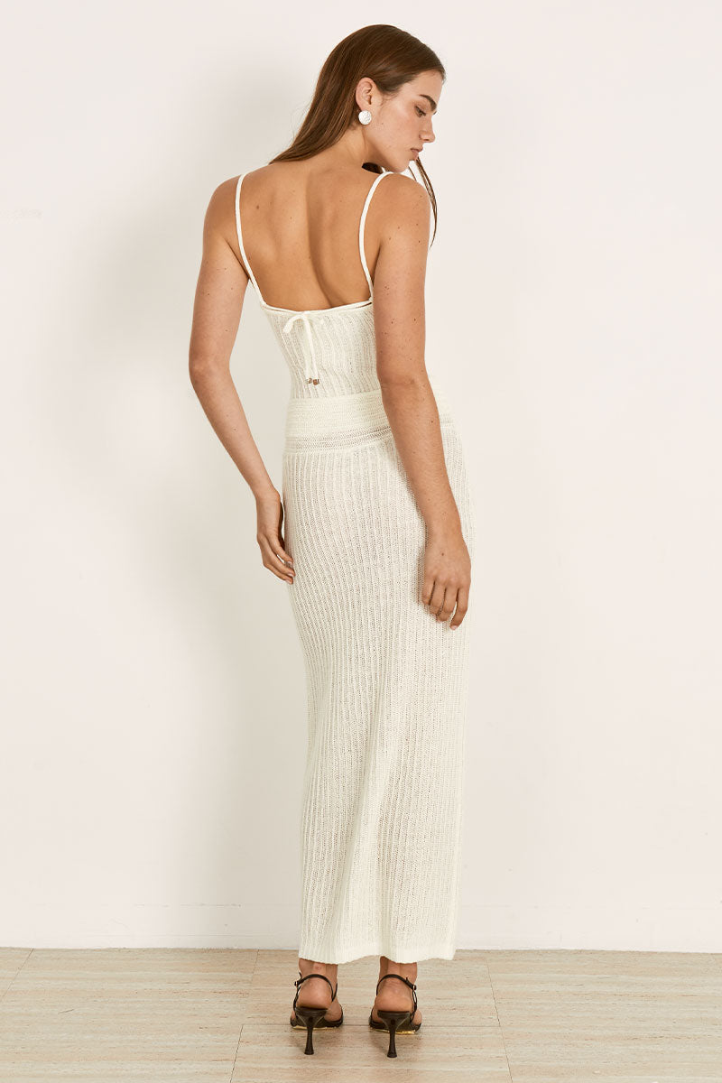 Mon Renn women's Clothing Sydney Wanderer Knit Skirt Cream