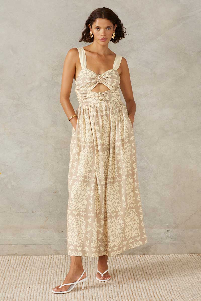 VACANZA FLORAL SUNDRESS - VACANZA FLORAL PRINT