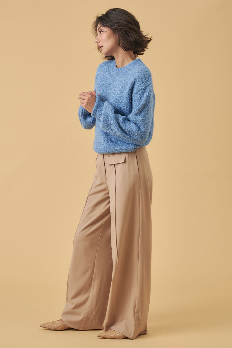 Mon Renn women's Clothing Sydney enlighten Knit Jumper blue