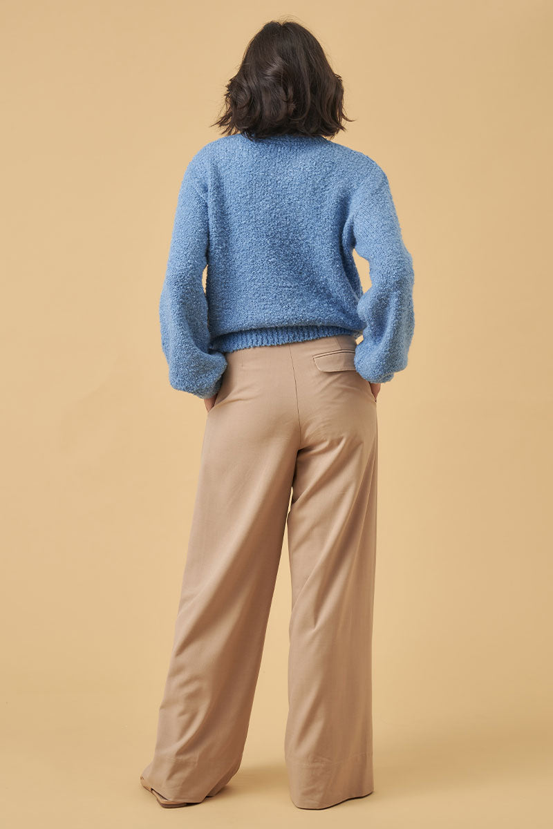 Mon Renn women's Clothing Sydney enlighten Knit Jumper blue