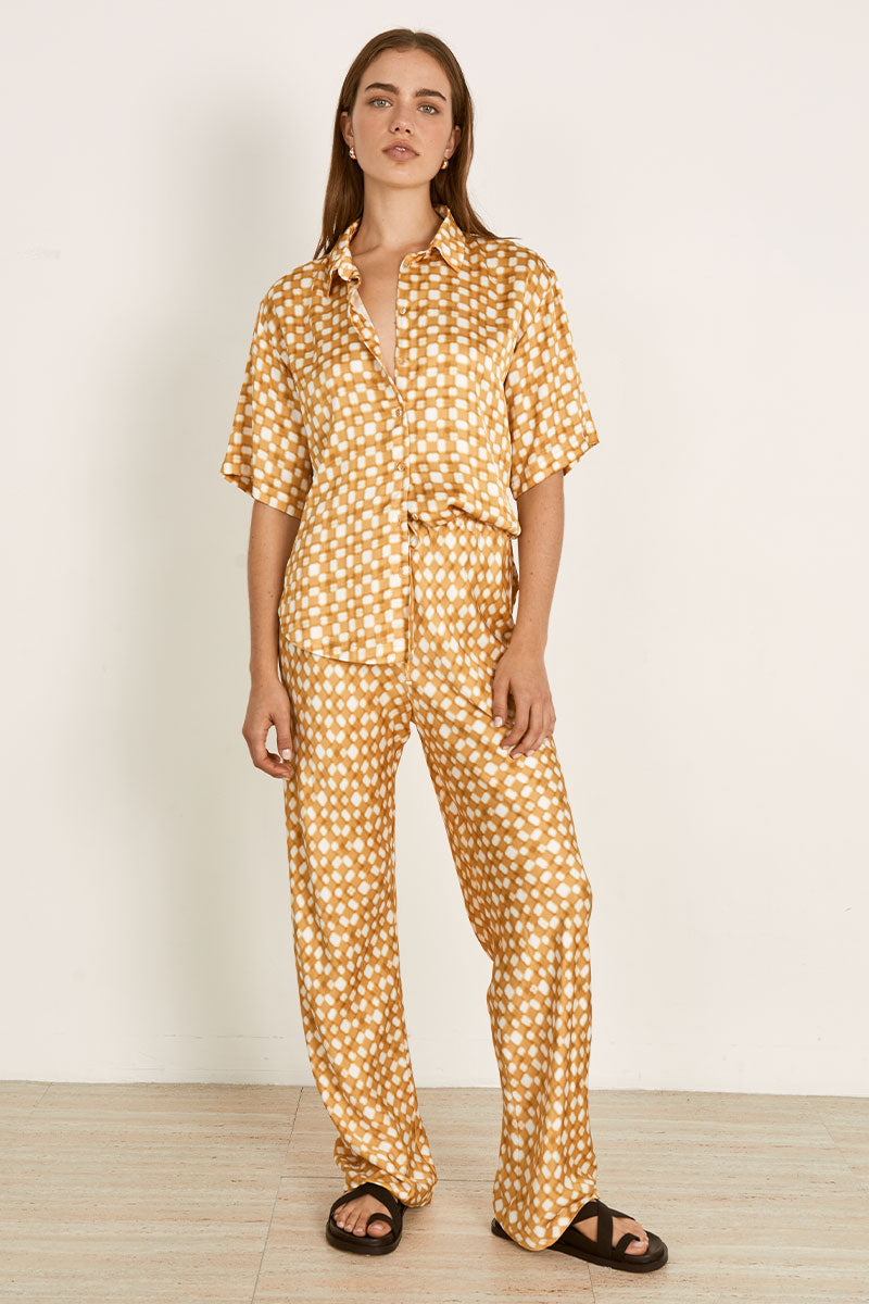 Mon Renn women's Clothing Sydney Lumen Pant Gold