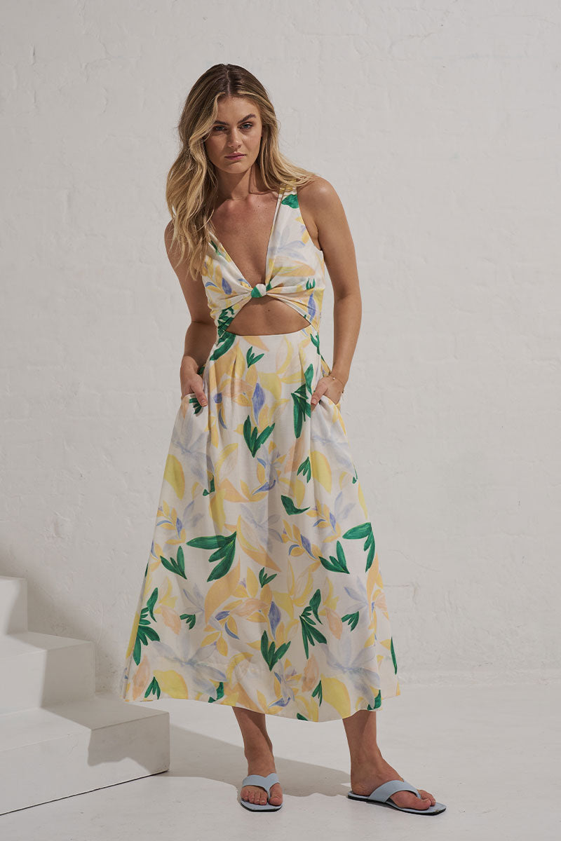 Monrenn Womens Clothing Sydney Fruitful Midi Dress