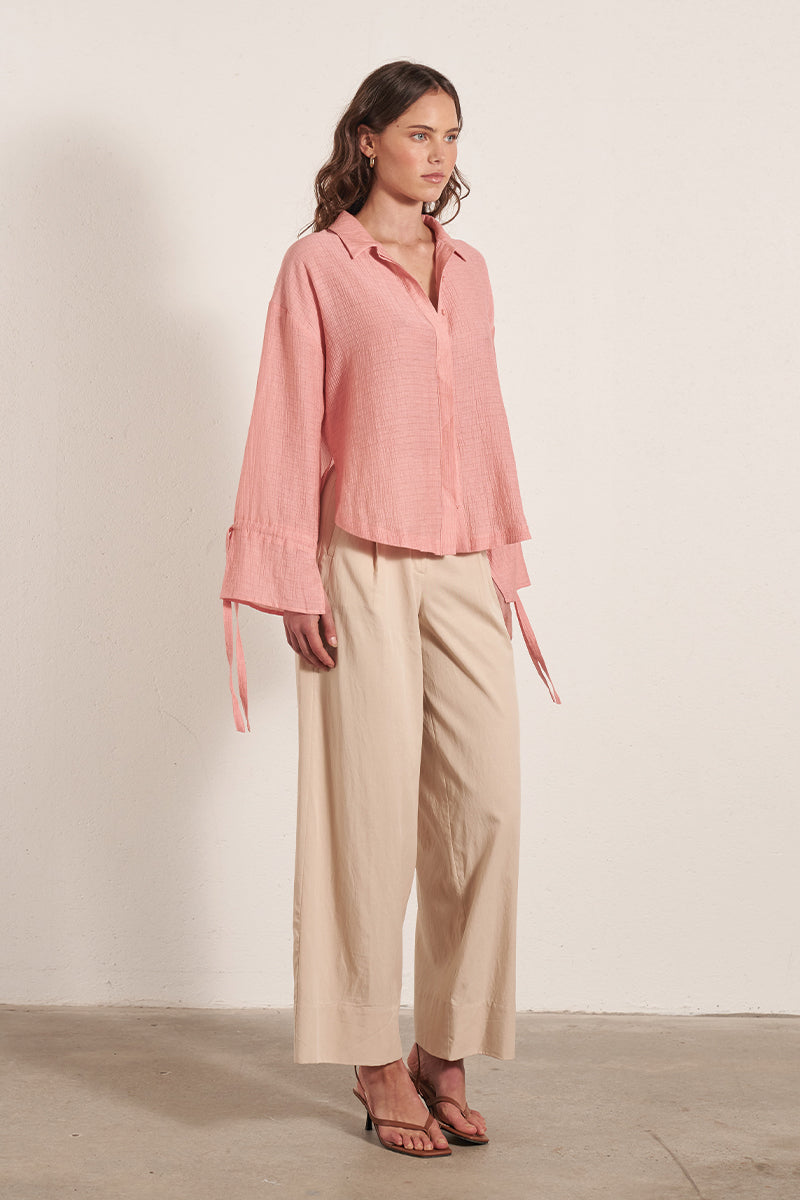 Mon Renn women's Clothing Sydney Carlo Blouse Pink