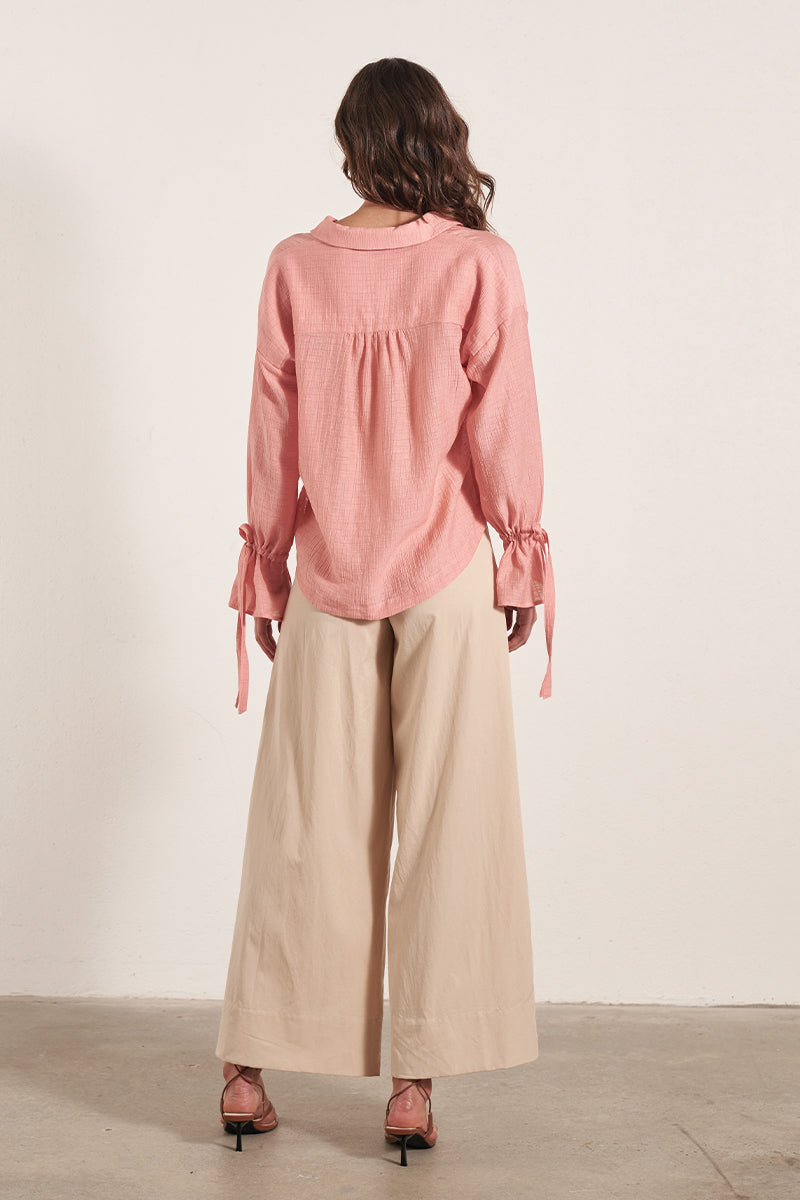 Mon Renn women's Clothing Sydney Carlo Blouse Pink