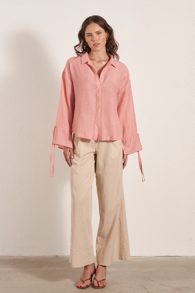 Mon Renn women's Clothing Sydney Carlo Blouse Pink