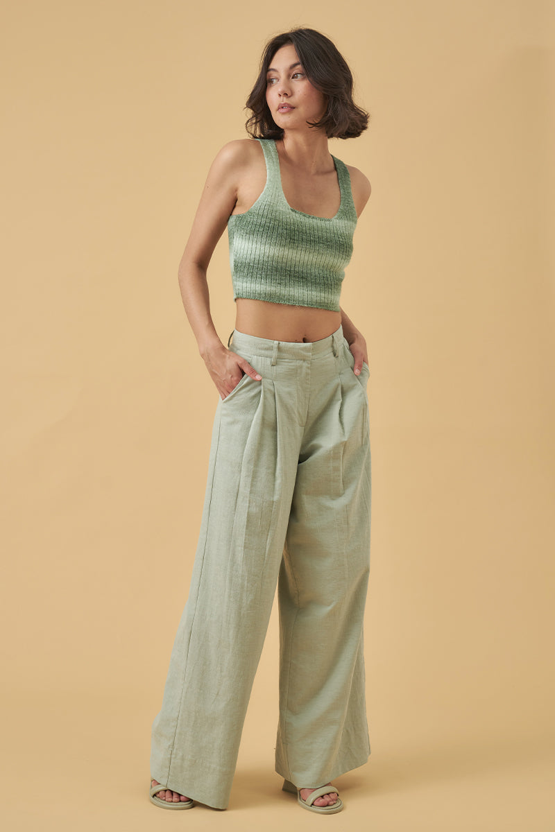 Mon Renn women's Clothing Sydney Evoke Pant sage