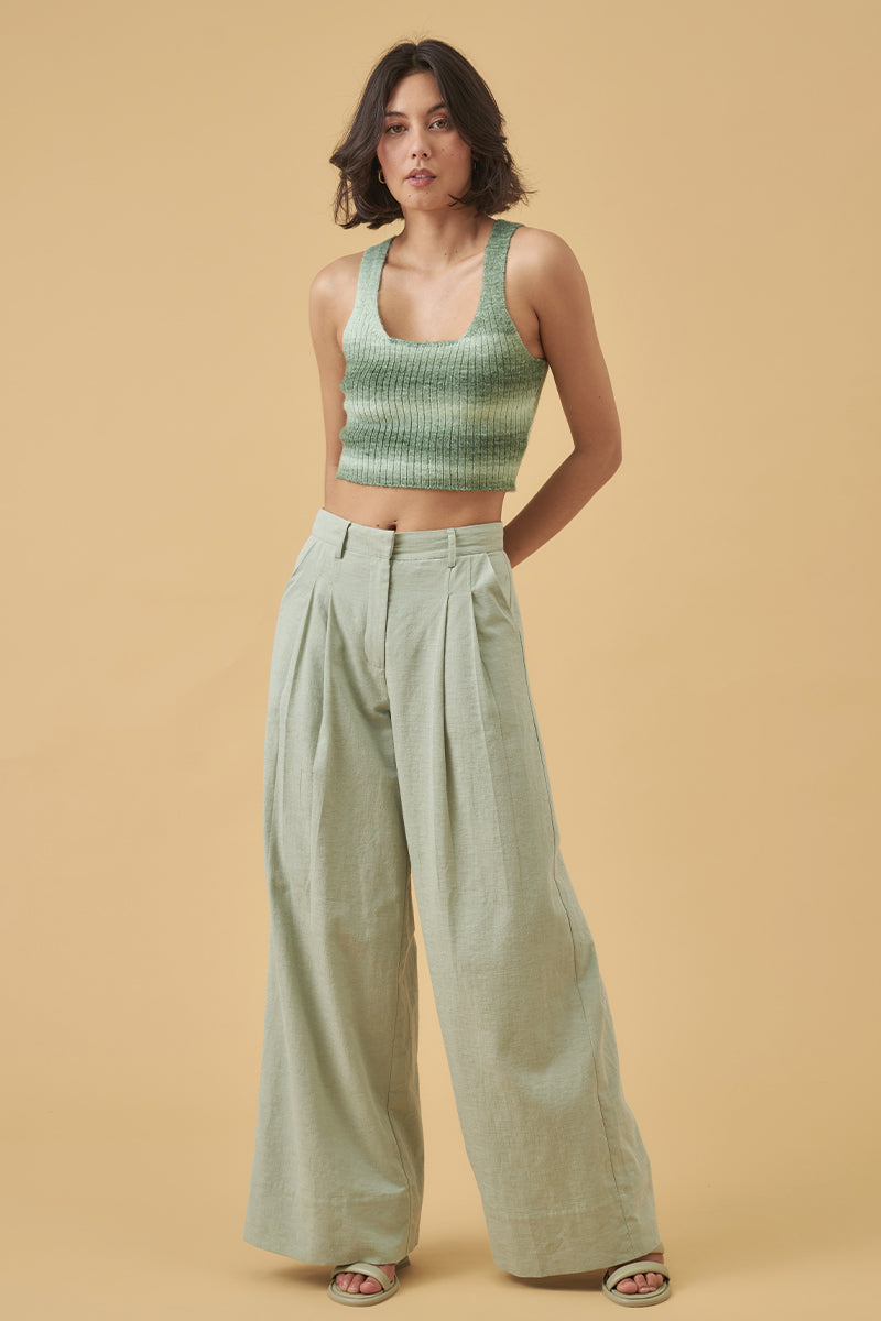 Mon Renn women's Clothing Sydney Evoke Pant sage