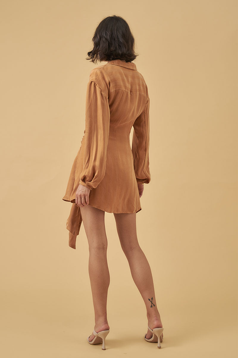 Mon Renn women's Clothing Sydney Eternal Mini Dress Gold