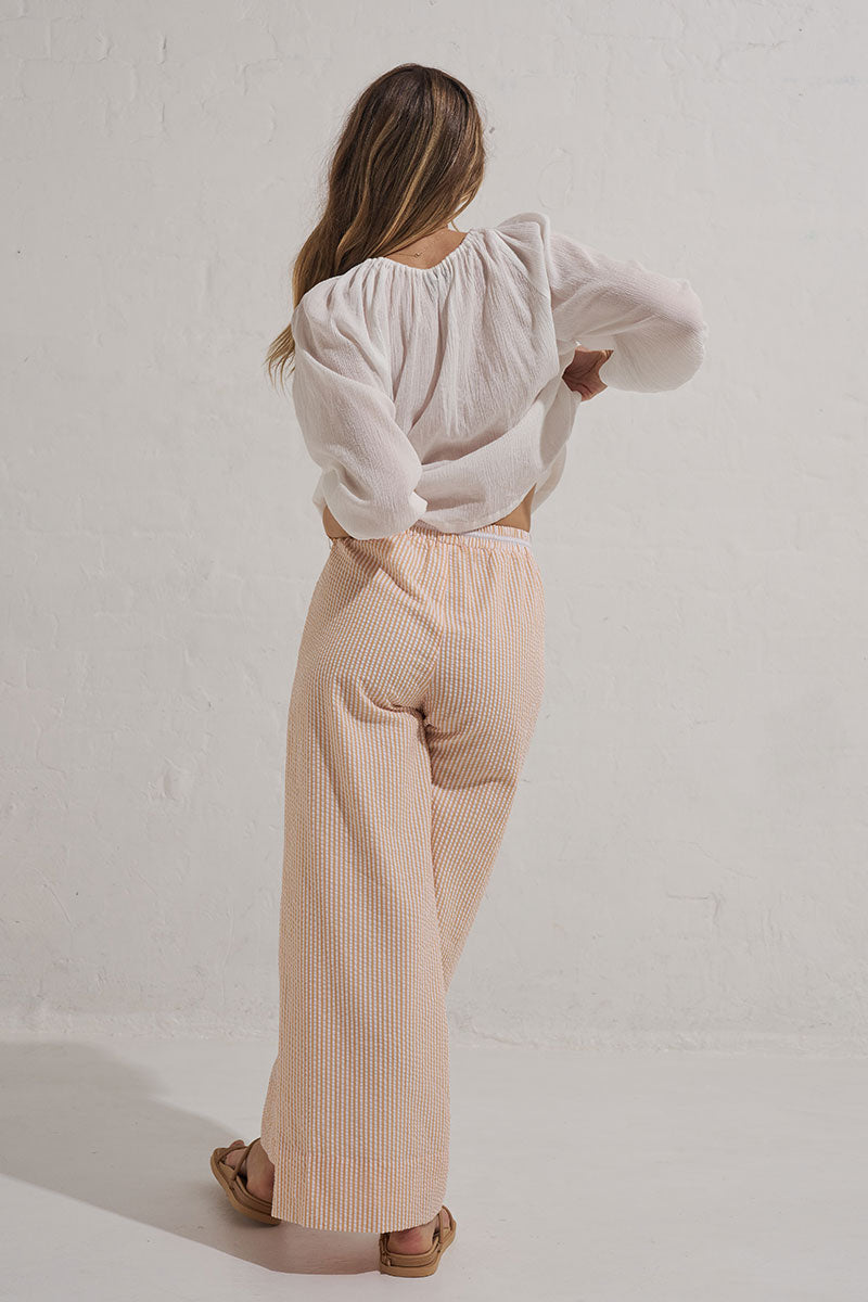 Monrenn Womens Clothing Sydney Tangelo Pant Orange