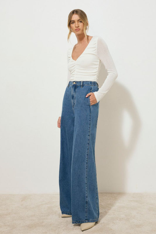 NOMADA DENIM PANT MID INDIGO