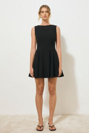 SOLICE MINI DRESS BLACK