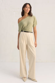 CELEST KNIT TOP - SAGE