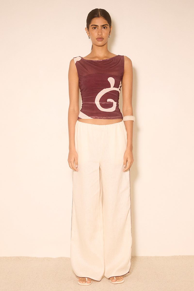 SIERRA TOP PLUM SWIRL