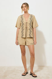 ROSARIO SHORT NEUTRAL BLACK